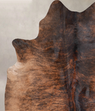 Dark Brindle Cowhide Rug #A32335