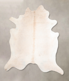 Beige Cowhide Rug #A32438