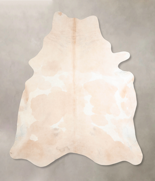 Beige and White Cowhide Rug #A32763
