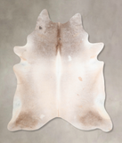 Grey with Beige Cowhide Rug #A32775