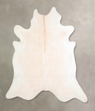 Ivory with Beige Cowhide Rug #A32868