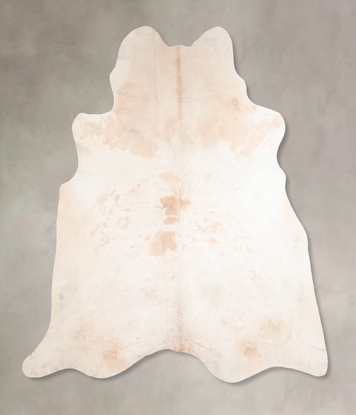 Beige and White Cowhide Rug #A32878
