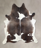 Grey With White Cowhide Rug #A32939
