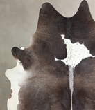 Grey With White Cowhide Rug #A32939