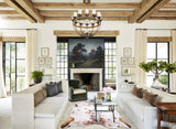 Salt and Pepper Brown Cowhide Rug #A32956