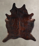 Dark Brindle Cowhide Rug #A33012