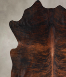 Dark Brindle Cowhide Rug #A33013