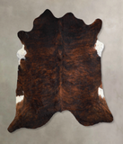 Dark Brindle Cowhide Rug #A33042