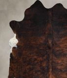 Dark Brindle Cowhide Rug #A33042
