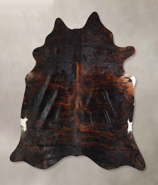 Dark Brindle Cowhide Rug #A33070