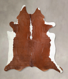 Brown and White Regular Cowhide Rug #A33091HUDSN