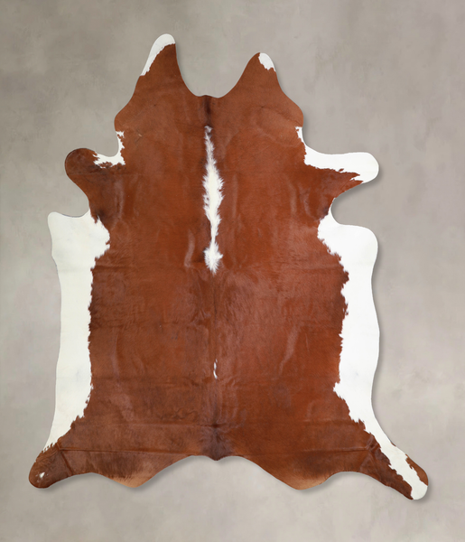 Brown and White Regular Cowhide Rug #A33091HUDSN