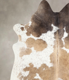 Chocolate and White Cowhide Rug #A33111