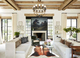 Chocolate and White Cowhide Rug #A33115