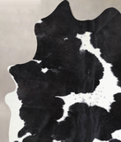 Black and White Cowhide Rug #A33136