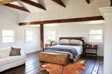 Solid Brown Cowhide Rug #A33383