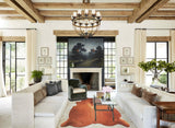Solid Brown Cowhide Rug #A33424