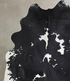 Black and White Cowhide Rug #A33521