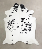 Black and White Cowhide Rug #A33525HUDSN