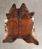 Medium Brindle Cowhide Rug #A33584