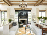 Beige and White Cowhide Rug #A33646