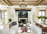 Salt and Pepper Brown Cowhide Rug #A33683