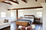 Salt and Pepper Brown Cowhide Rug #A33683
