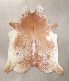 Salt and Pepper Brown Cowhide Rug #A33685
