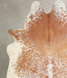 Salt and Pepper Brown Cowhide Rug #A33685
