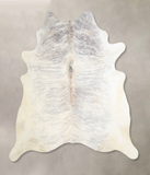 Grey Brindle Cowhide Rug #A33693