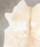 Beige and White Cowhide Rug #A33703