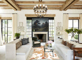 Beige and White Cowhide Rug #A33738
