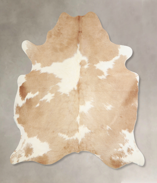 Beige and White Cowhide Rug #A33798