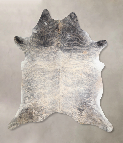 Grey Brindle Cowhide Rug #A33812HUDSN