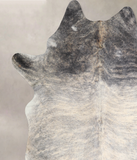 Grey Brindle Cowhide Rug #A33812HUDSN