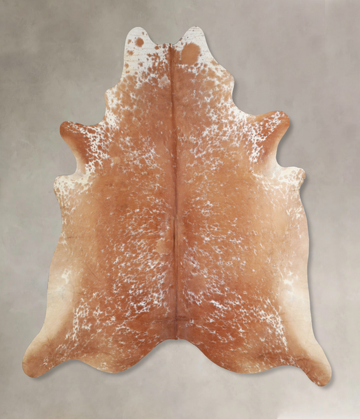 Salt and Pepper Brown Cowhide Rug #A33813