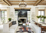 Salt and Pepper Brown Cowhide Rug #A33821