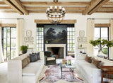 Salt and Pepper Brown Cowhide Rug #A33828