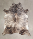 Grey Brindle Cowhide Rug #A33878HUDSN