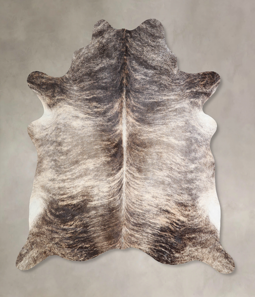 Grey Brindle Cowhide Rug #A33878HUDSN