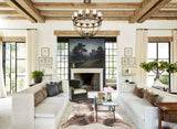 Grey Brindle Cowhide Rug #A33878HUDSN