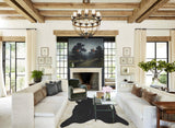 Solid Black Cowhide Rug #A33898