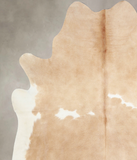 Beige and White Cowhide Rug #A33907
