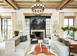 Brown and White Regular Cowhide Rug #A33943