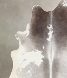 Grey With White Cowhide Rug #A33949HUDSN
