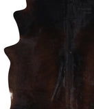 Solid Black Cowhide Rug #A3395
