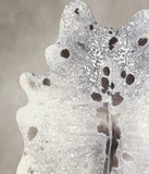 Salt and Pepper Black Cowhide Rug #A33950