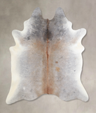 Grey with Beige Cowhide Rug #A33951