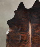 Dark Brindle Cowhide Rug #A33954