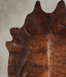Dark Brindle Cowhide Rug #A33958